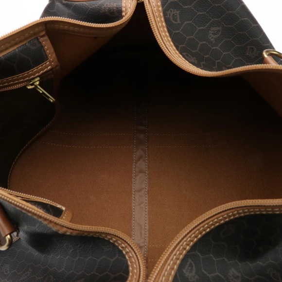 Christian Dior Monogram Honeycomb Canvas Boston Bag - Picture 10 of 10